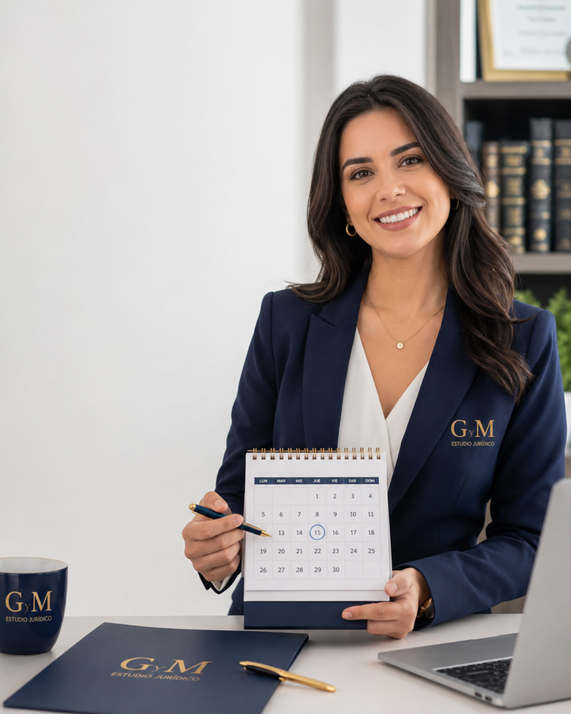 cambio nombres y apellidosmostrando un calendario para reservar una cita virtual